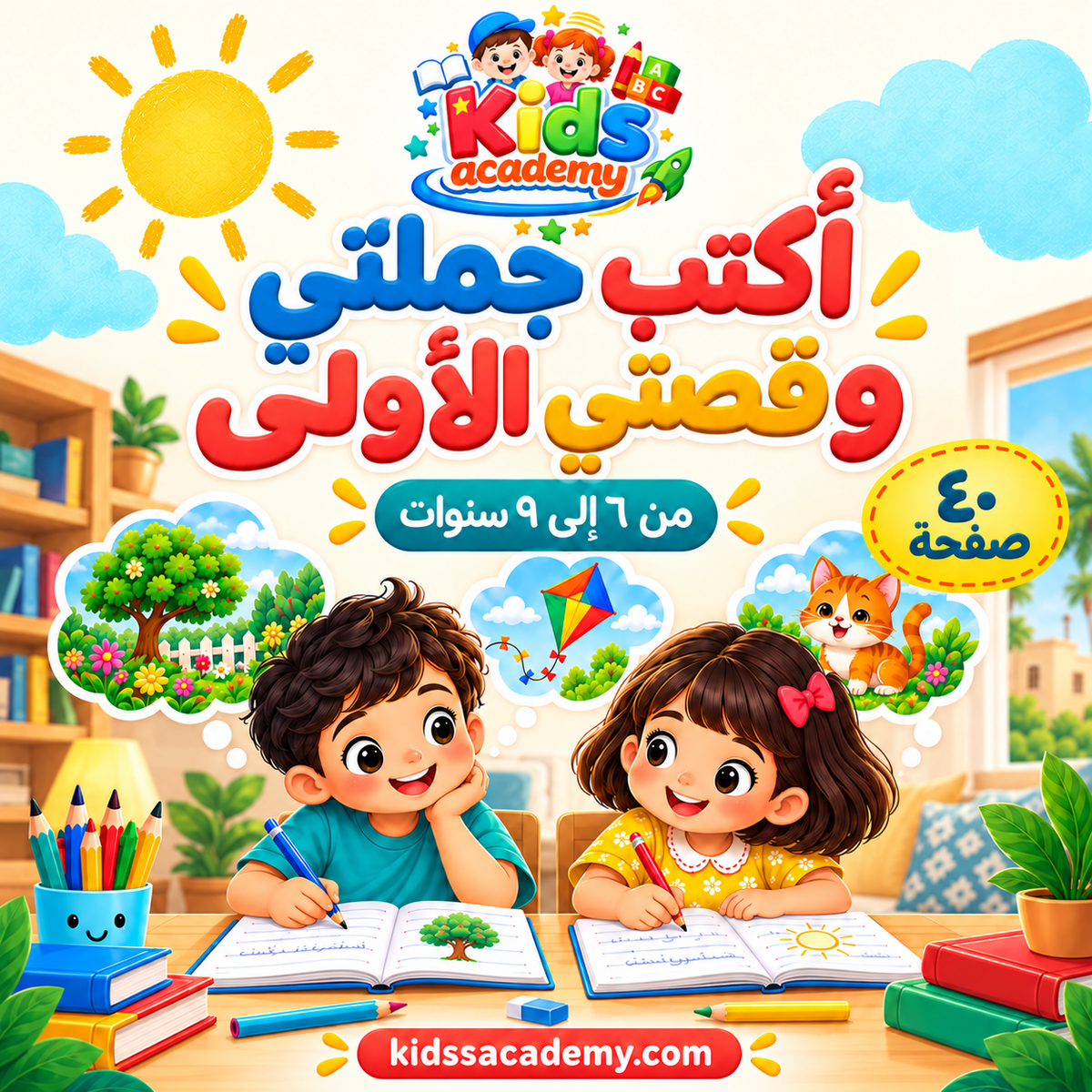 أكتب جملتي وقصتي الأولى