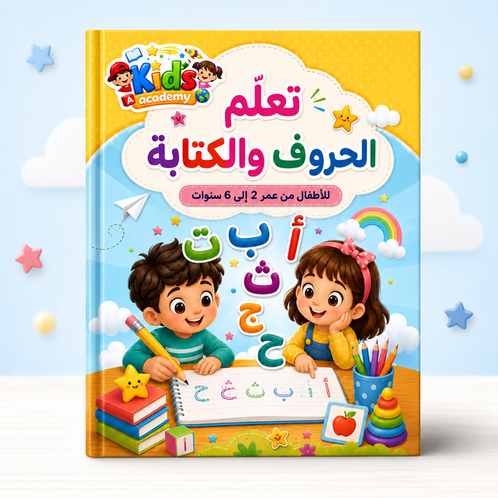 الطفل يتعلم الحروف مع الأصدقاء" (من عمر 2 إلى 6 سنوات) - نسخة رقمية PDF