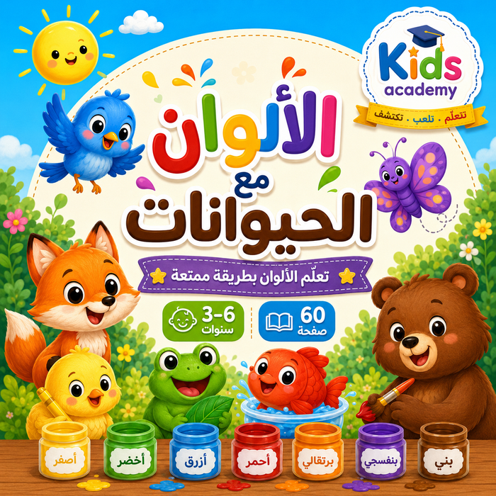 الألوان مع الحيوانات 3–6 سنوات | PDF