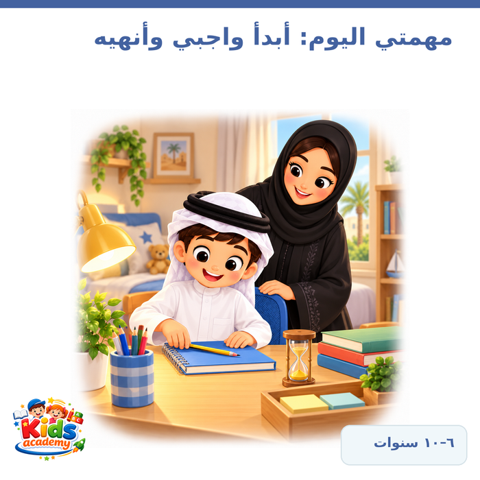 مهمتي اليوم – أبدأ واجبي وأنهيه